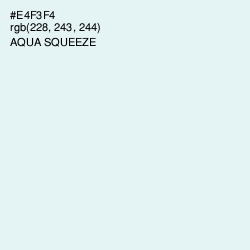#E4F3F4 - Aqua Squeeze Color Image